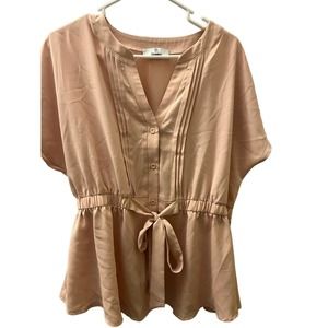 Julyclo tie waist blouse